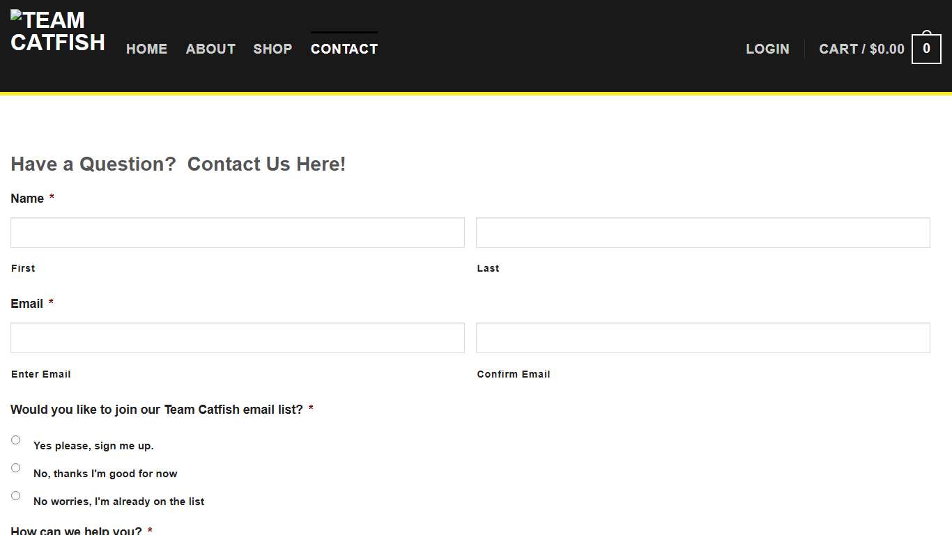 Contact – Team Catfish
