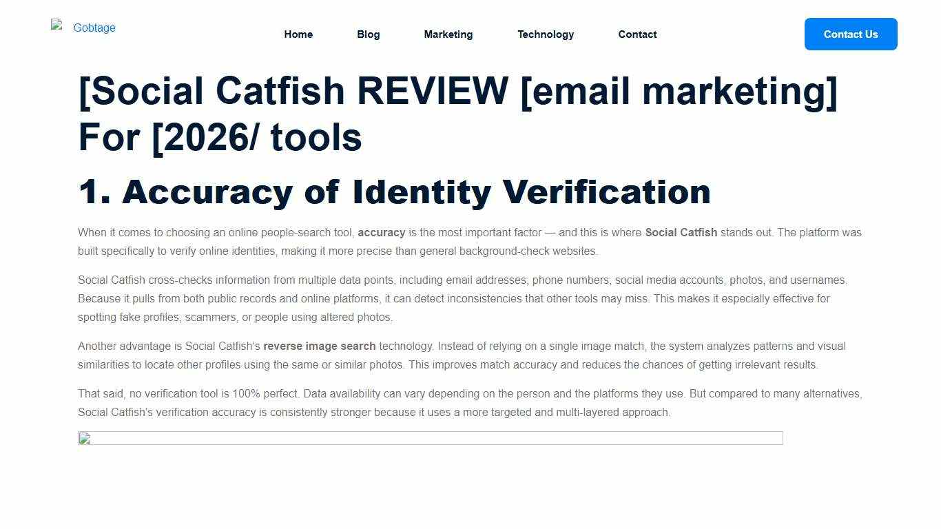 [Social Catfish REVIEW [email marketing] For [2026/ tools - Gobtage